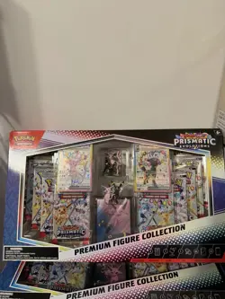 Pokemon TCG: Prismatic Evolutions Premium Figure Collection Factory Sealed Box - Image 1