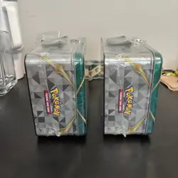 2x Pokemon Arceus 2022 Spring Collectors Chest Lunch Box Sealed Fusion Strike - Image 2