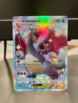 Fan Art Pokemon TCG Pocket Charizard EX Holo Shiny Super Rare | Shining Revelry - Image 1