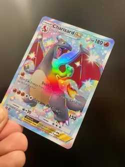 Fan Art Pokemon TCG Pocket Charizard EX Holo Shiny Super Rare | Shining Revelry - Image 3