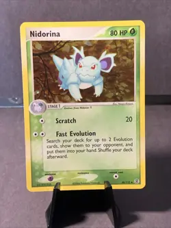 Pokemon TCG Nidorina #40/112 Holo Uncommon Fire Red & Leaf Green Set 2004 VTG LP - Image 1