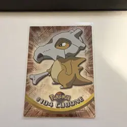 Pokemon Topps 104 Cubone Foil - Image 1