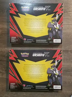 Pokemon Lot Box of 2 Single Strike Urshifu V Boxes New - IN HAND - FREE Ship - Image 2
