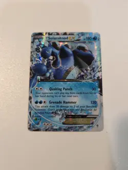 Seismitoad EX 20/111 Full Art Holo Pokemon 2014 XY Furious Fists LP - Image 1