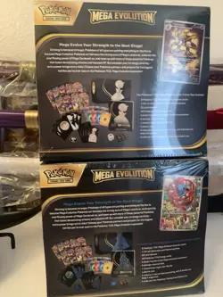 Pokemon TCG Mega Evolution Elite Trainer Box Set of 2 ETB Lot - Image 2