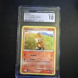Chimchar 76/130 2007 Pokemon Diamond & Pearl CGC 10 Gem Mint - Image 1
