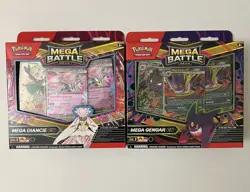 Pokemon Set of 2 (1 of each) Mega Gengar ex / Mega Diancie ex Mega Battle Deck - Image 1