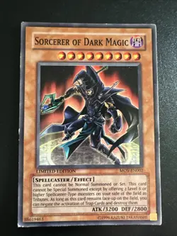Yugioh Sorcerer of Dark Magic MOV-EN002 Common Limited Edition LP - Image 1
