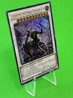 Yu-Gi-Oh Alliance Insight Juraishin, The Cursed Thunder God UR ALIN-EN043 NM!!! - Image 2