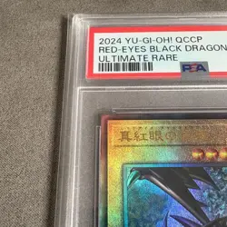 Yu-Gi-Oh PSA10 Red-Eyes Black Dragon QCCP-JP108 Ultimate Rare 2024 Japanese - Image 3