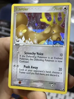 Stantler 32/115 EX Unseen Forces 2005 Reverse Holo Rare Pokemon Card TCG - Image 5