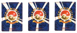 LOT OF THREE (3) VINTAGE JAPANESE POKEMON CARDS HOLO RARE - Image 2