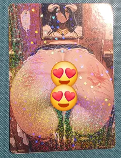 Spicy Waifu Card - Albedo - Goddess ACG Custom DIY Fan Art Card NSFW - Image 1