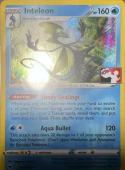 Inteleon (058) Rare Prize Pack Series Cards 058/202 NM - Image 1