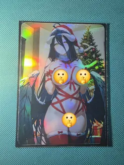Beautiful Waifu Card - Albedo - Goddess ACG Custom DIY Fan Art Card - Image 1