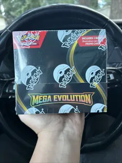 POKEMON MEGA EVOLUTION ENHANCED BOOSTER BOX NEW SEALED TDK & Promo Card - Image 1
