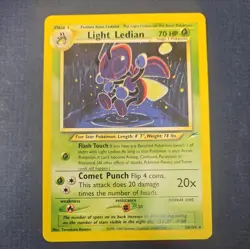 Pokemon TCG Light Ledian 24/105 Neo Destiny Non Holo Rare Card Vintage WOTC LP - Image 1