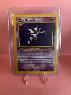 Pokemon TCG Haunter Fossil Set Non-Holo Card 21/62 First Edition Pack Fresh! - Image 1