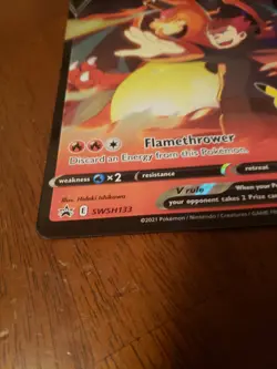 Lance’s Charizard V JUMBO Card SWSH133 Pokemon TCG Celebrations Oversized - Image 2
