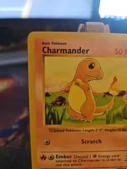 Pokemon TCG Charmander Shadowless Common Card 46/102 Base Set NM - Image 2