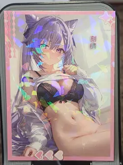 Keqing No Panties Butterfly Dream Limited Card Goddess Story Anime Waifu Holo - Image 1