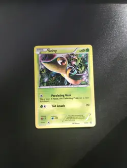 Snivy BW06 LP Black & White Holo Black Star Promo Pokemon Card - Image 1