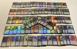 MTG Magic The Gathering Card Lot Of 100, Random Selection. ALL FOILS. - Image 1