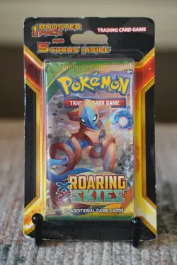 Pokemon TCG XY Roaring Skies Blister Booster Pack + 5 Bonus Cards Factory Sealed - Image 1