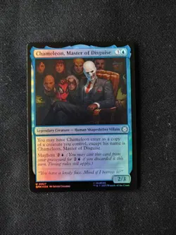 MTG: Spider-Man: CHAMELEON, MASTER OF FOIL - 27/286 Uncommon SPM NM 2 Card Lot - Image 2