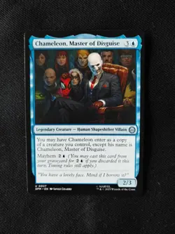 MTG: Spider-Man: CHAMELEON, MASTER OF FOIL - 27/286 Uncommon SPM NM 2 Card Lot - Image 3
