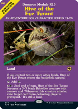 1x Hive of the Eye Tyrant - Dungeon Module Light Play MTG Magic - Kid Icarus - - Image 1