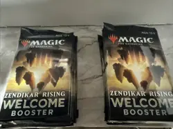 Magic The Gathering: Zendikar Rising - Welcome Booster Pack (LOT x11) *SEALED* - Image 1