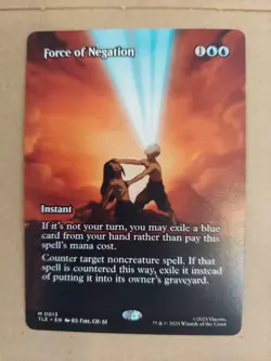 ~ Force of Negation (Borderless) ~ NM ~ MTG: Avatar ~ MTG ~ - Image 1
