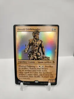 MTG Oswald Fiddlebender Adventures in the Forgotten Realms 304 Foil Showcase NM - Image 1