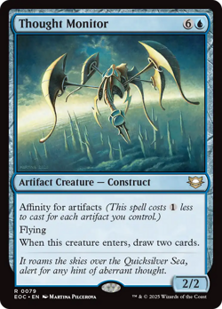 Thought Monitor #79 | NM | Edge of Eternities Commander EOC Magic MTG - Image 1
