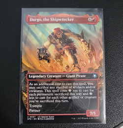 Magic The Gathering: Dargo, the Shipwrecker (Borderless) - Special Guests (SPG) - Image 1