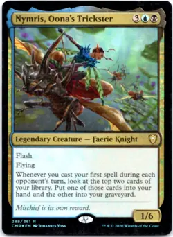 Nymris, Oona's Trickster - FOIL - Commander Legends - 288 NM - Image 1
