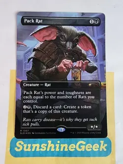 Pack Rat (1307) (Rainbow Foil) Secret Lair Drop Foil - Image 1