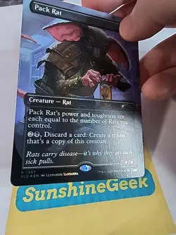 Pack Rat (1307) (Rainbow Foil) Secret Lair Drop Foil - Image 2