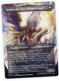 Sephiroth, Fabled SOLDIER/Sephiroth One-Winged Angel M317 - Borderless - NM - Image 2
