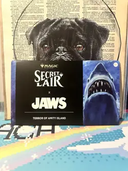 MTG Secret Lair Drop X JAWS: Terror of Amity Island - Non-Foil - SEALED IN HAND - Image 1