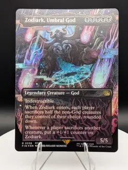 Zodiark, Umbral God Borderless FOIL: Rare 0336: Final Fantasy MTG (NM) - Image 1