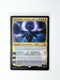 Magic The Gathering: Nicol Bolas, Dragon-God Ravnica Remastered Regular NM [MTG] - Image 1