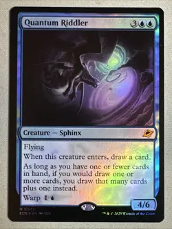 MTG / Quantum Riddler / EOE / #72 / FOIL / Mythic / NM - Image 1