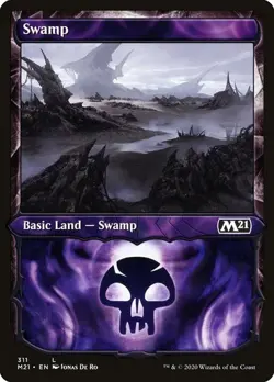 Swamp #311 Core Set 2021 NM MTG - Image 1