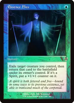 Essence Flux Foil Retro Frame Borderless Innistrad Remastered NM MTG - Image 1