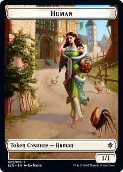Human Token - 2 / English / Lightly Played - Image 1