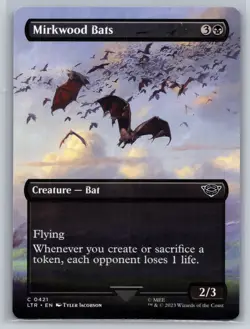 Mirkwood Bats (Borderless) C Universes Beyond: The Lord of the Rings: Tales of M - Image 1
