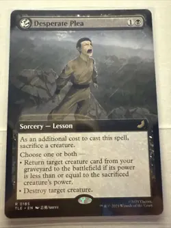 Desperate Plea Extended Art Avatar: The Last Airbender Eternal 185 Non Foil - Image 1