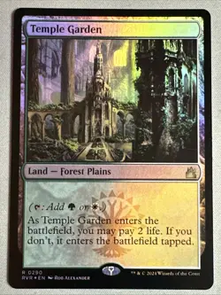 MTG / Temple Garden / RVR / #290 / FOIL / Rare / NM - Image 1
